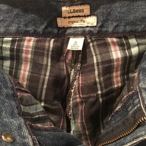 LL Bean Flannel-Lined Jeans